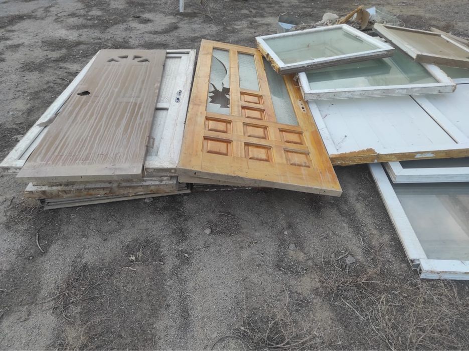 Терезе, есіктер б/у, срочно - Тасбөгет