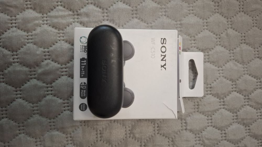 Безжични слушалки Sony WF-C510 черни