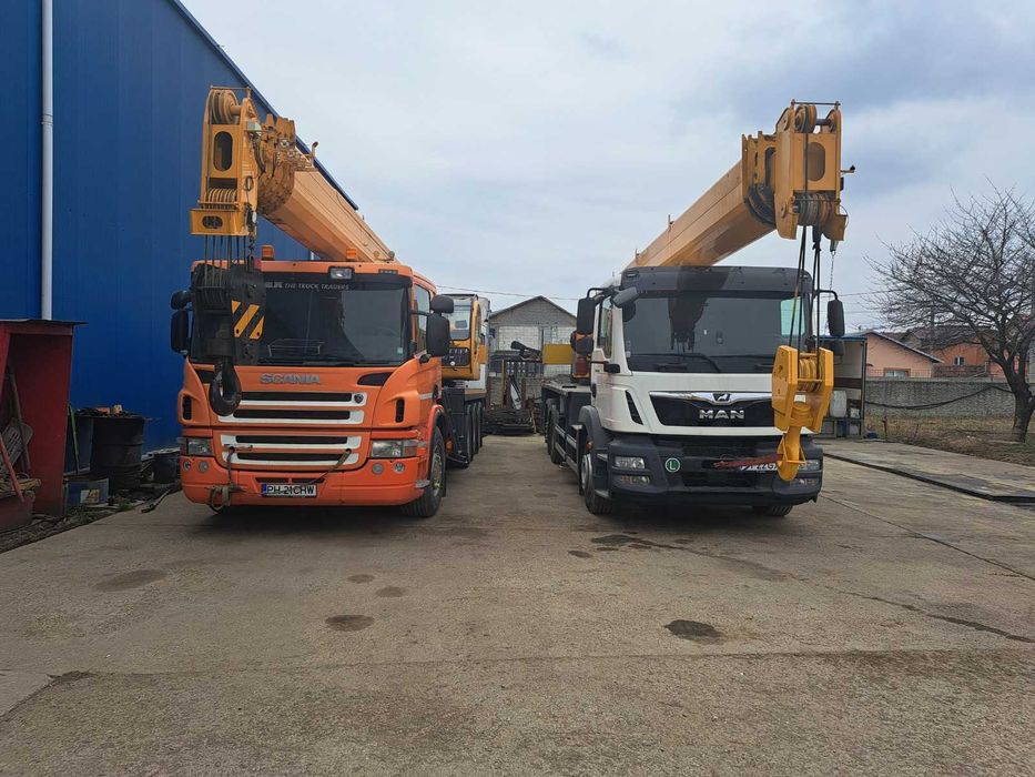MAN TGM ,6x4 / 6x2 macara noua 25 tone , 30 metri , euro 6  superpret