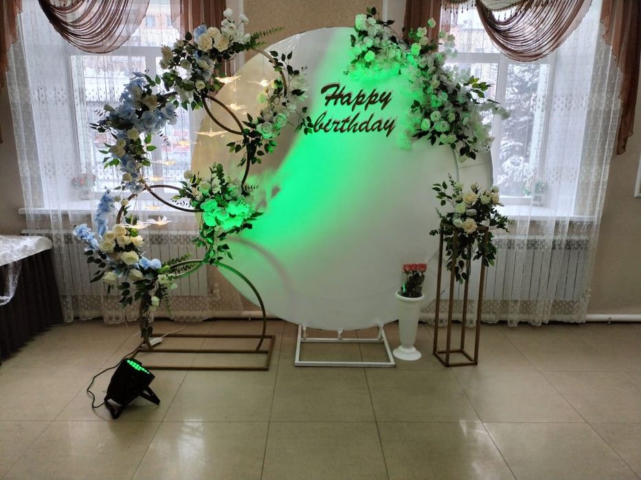 Фотозона, свадебное оформление