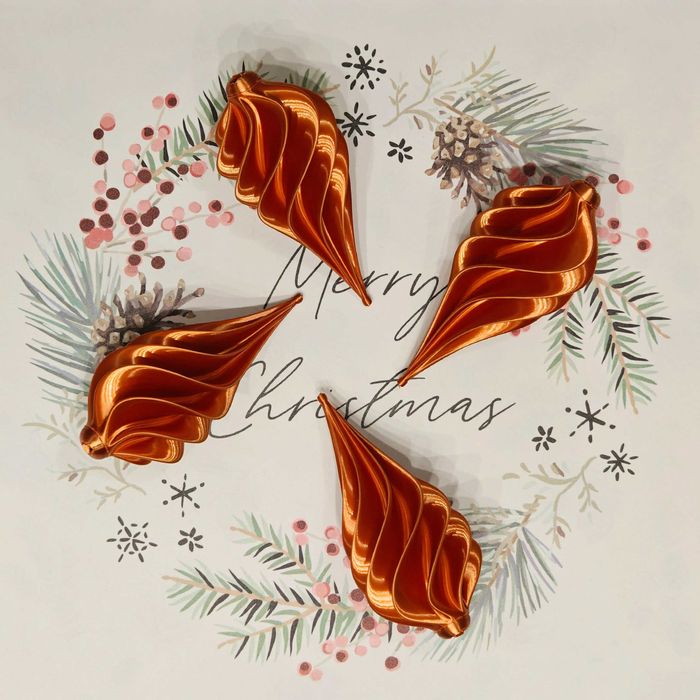 Globuri pentru bradul de Craciun printate 3D