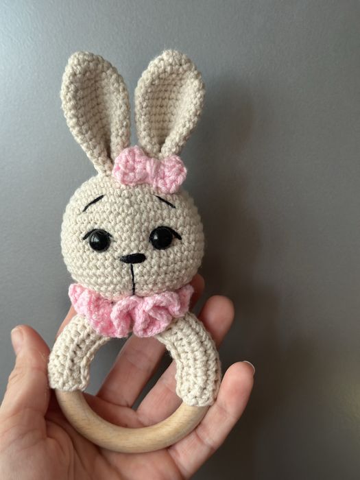 Зайче плетено на една кука