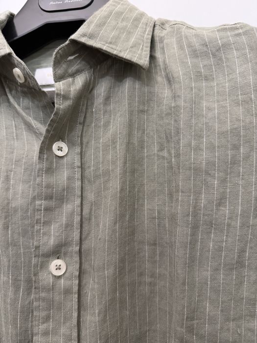 Рубашка из льна massimo dutti