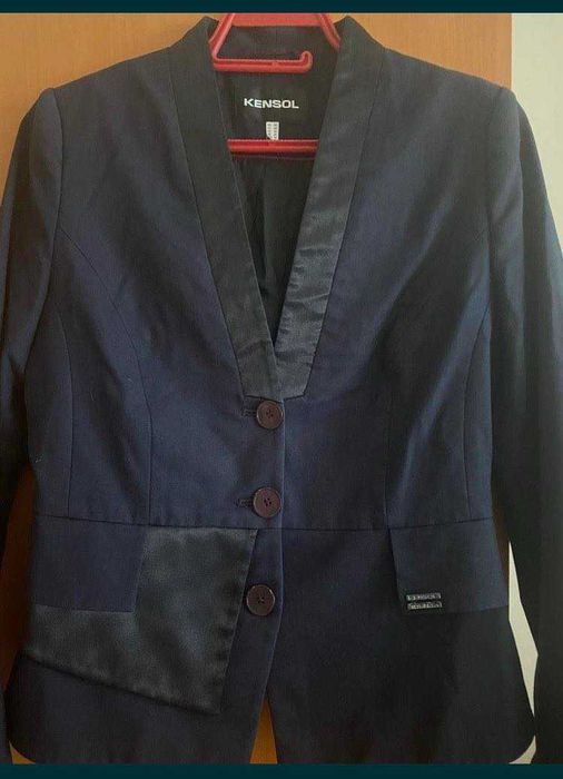 дамски женски костюм комплект на Кенсол Kensol тъмно син