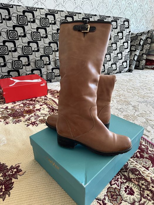 Натуральная кожа - сапоги