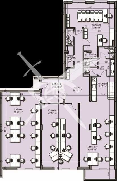 Продава се Офис в Бургас, Изгрев - 286 кв.м за 1202 €/кв.м - Снимка #1