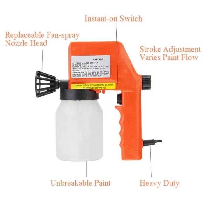 Pistol de vopsit electric Kumas PG-350 600 ml Produs nou!