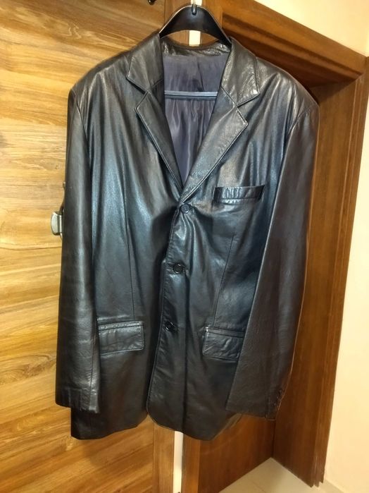 Мъжко кожено сако телешка кожа