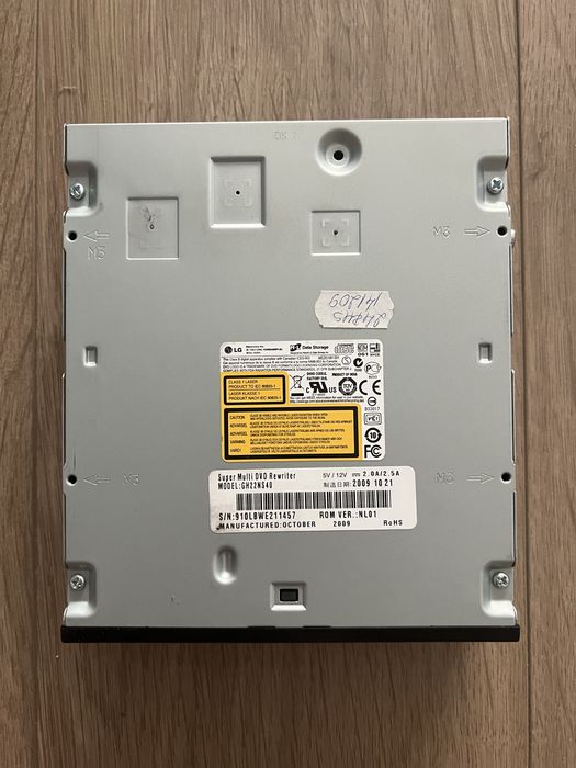 Hitachi LG Super Multi DVD Rewriter GH22NS40 SATA SecurDisc bulk negru