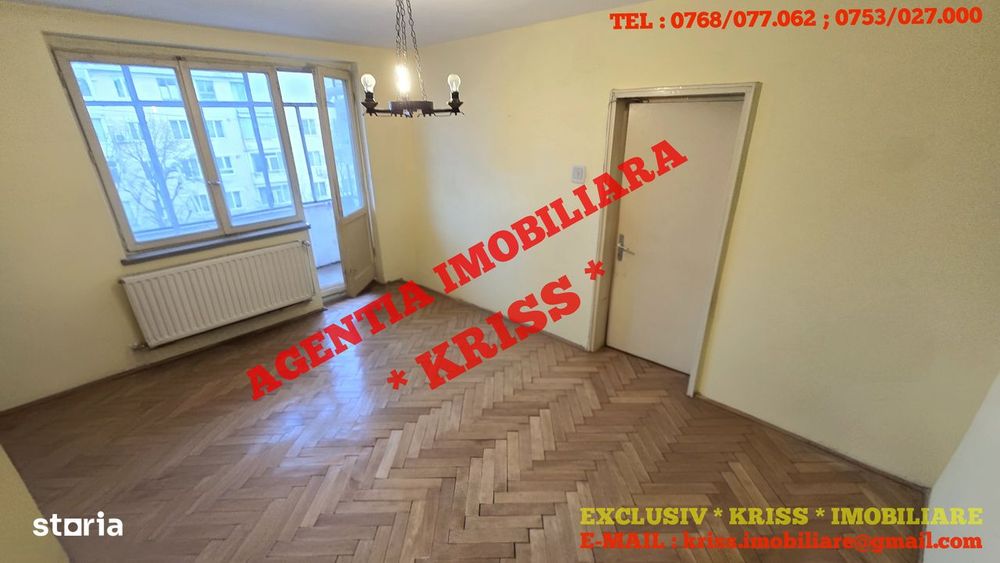 OFERTĂ! Apartament 3 Camere CRAIOVEI Confort 1 Etaj 3 Liber Șc. Nr. 11