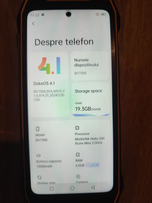 Blackwiew BV7300 , telefon construcții/camping