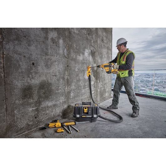 Новый Пылеудалитель перфоратор для SDSmax dewalt dwh050k