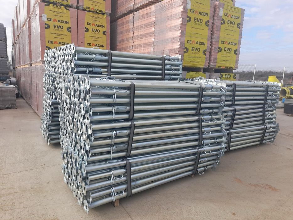 Popi Metalici Zincati / Galvanizati NOI - 2m - 3,6 m cofraje doka