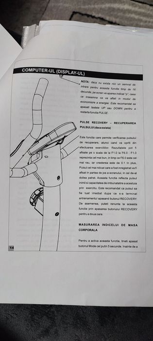 Vând bicicleta eliptica