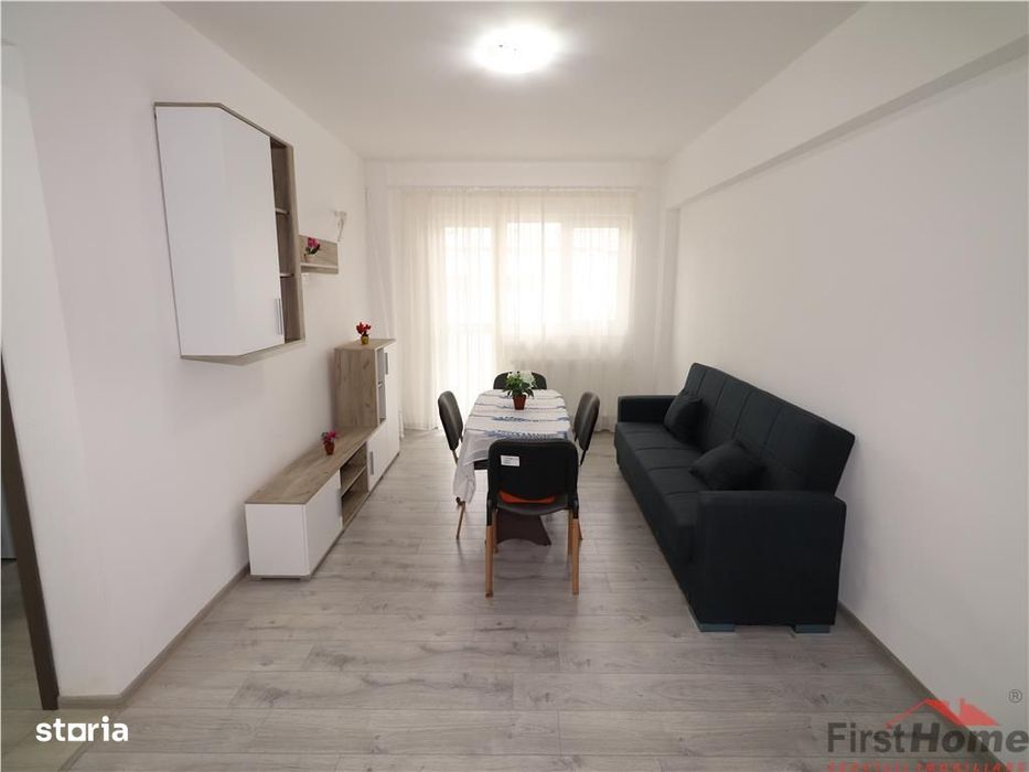 Apartament bloc nou, 2 camere, etaj 4, mobilat si utilat + parcare