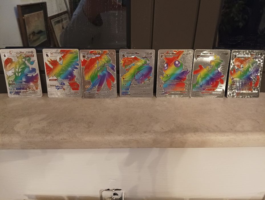 Разнообразие от сребърни карти на Покемон Pokémon cards ЧАСТ 5