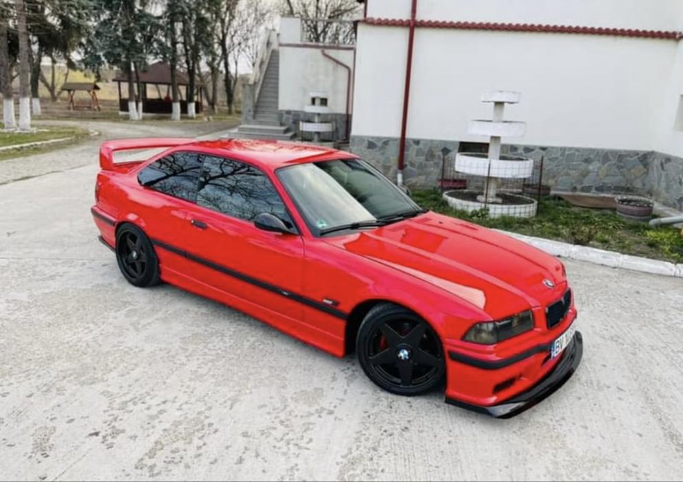 Negru lucios BMW E36 eleron LTW GT portbagaj cu Inaltatoare