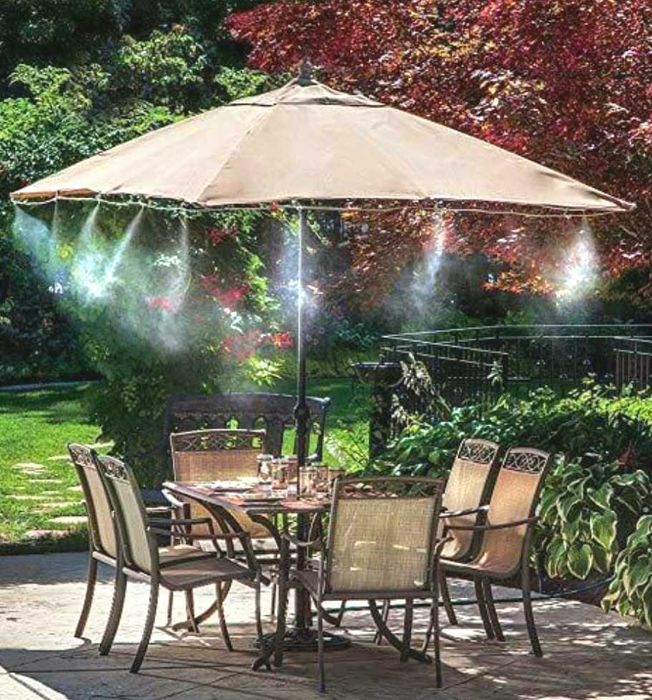 Sistem de racire cu ceata de apă cu lungime 10 m- 10 duze NOU - 50 Lei