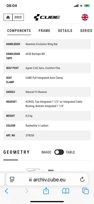 Bicicletă Cube agree C62 2023