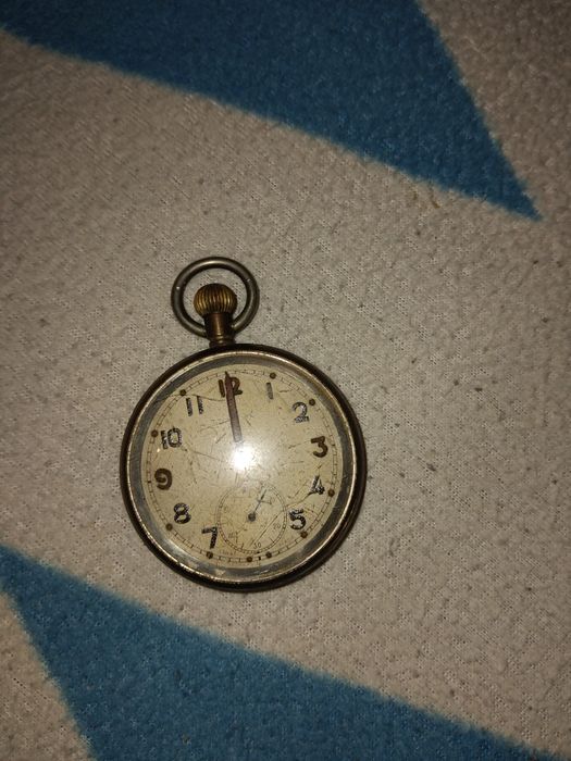 Ceas de buzunar militar britanic G.S.T.P. original WW2 (Al Doilea Război Mondial)