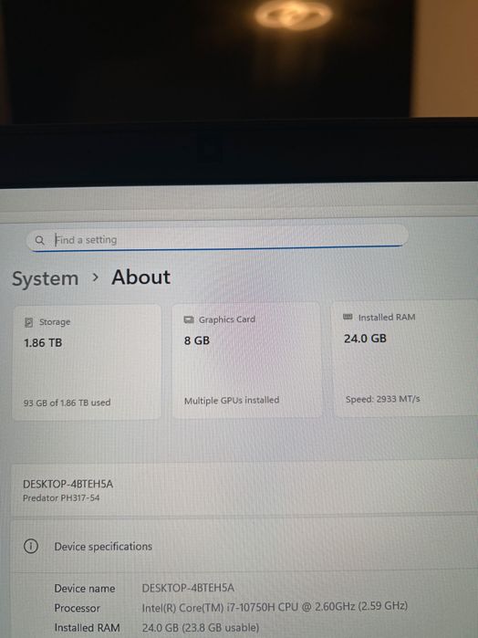 ACER Predator Helios