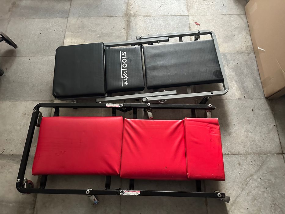 Маханична количка /стол за работилница/2в1