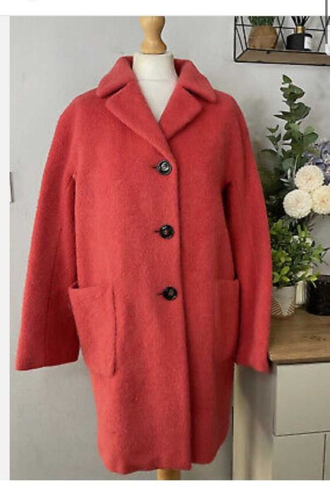 Палто Weekend Max Mara, цвят корал, размер 46 IT