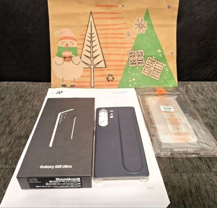 КАТО НОВ 512GB Samsung S25 Ultra Гаранция от A1 до 2027г. Gray | Сив