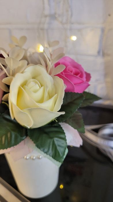 Букет из мыльных роз