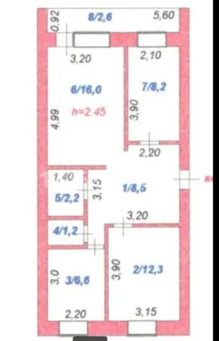 Продаётся 3х ком кв Габдуллина