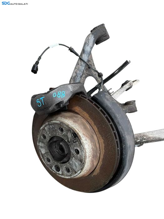 Fuzeta Stanga Spate cu Rulment si Senzor ABS Volkswagen Touareg 7L 5.0 TDI AYH BWF 2003 - 2010 Cod 7L0505435B [B4742]