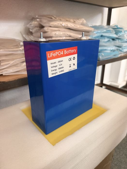 Celule LiFePO4 3.2V 280Ah noi – Baterii litiu pentru sistem fotovoltaic / DIY