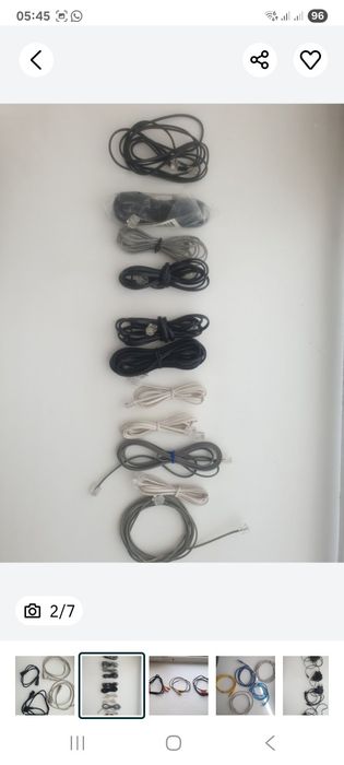 Продам шнуры от блока питания компьютера, зарядные устройства, колокол