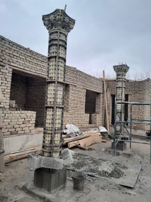 Beton ustunlar quyib beramiz xar xil turdagi razmerla bor