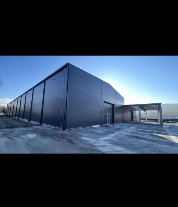 Hale structuri metalice complete , stalpi din IPE si ferme