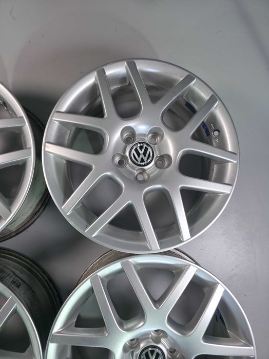 4 Jante Aliaj 5x100 16'' OEM VW Golf 4 VW T-Cross VW Taigo / Skoda Fabia Kamiq Rapid Scala - 6.5J ET 42 !