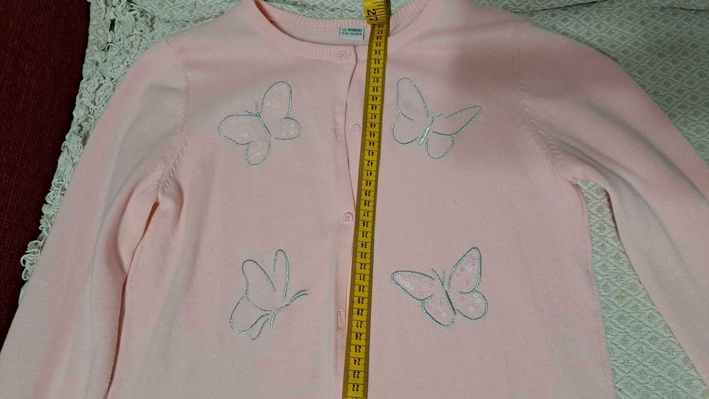 Cardigan roz 12-13 ani
