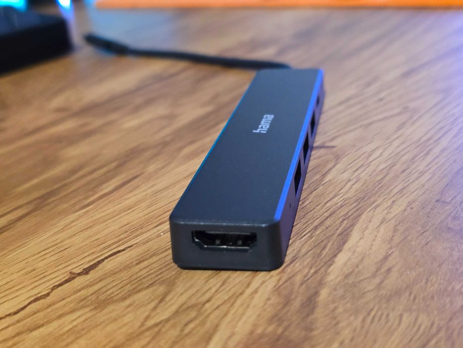 Hama 5-в-1 USB-C Hub 4K HDMI, 100W PD & 3x USB-A