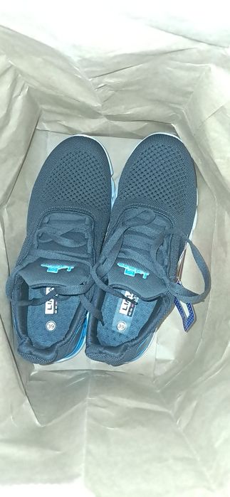 Кроссовки синий серый