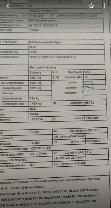 Seat Leon 2009 1.9 diesel