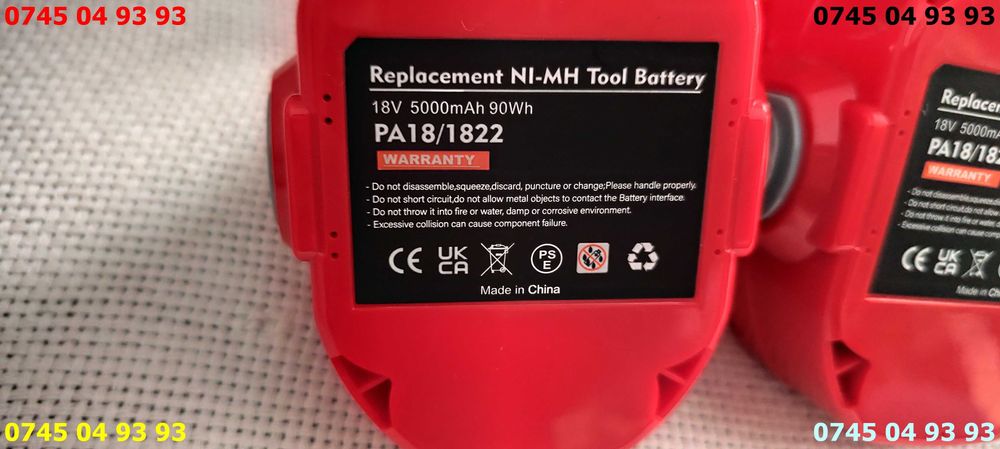 acumulator baterie pentru makita 14,4 si 18v 5A 5000mA NOI cu proba