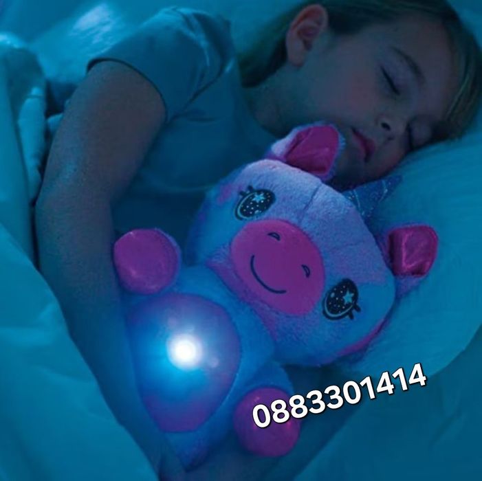 Прожектор Еднорог с мелодии Бял шум Звездно небе Проектор