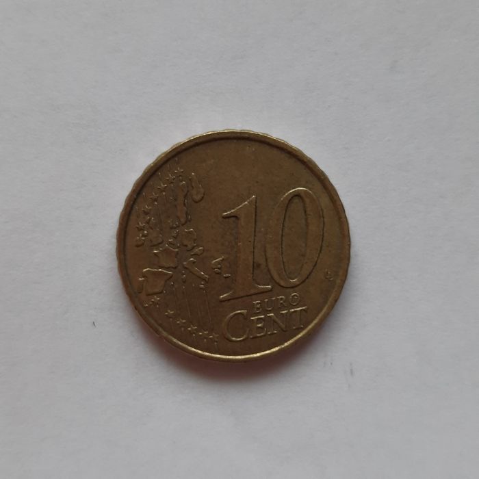 Monede colecție de 2 euro, 10 euro cent și 6 monede de 1 leu.