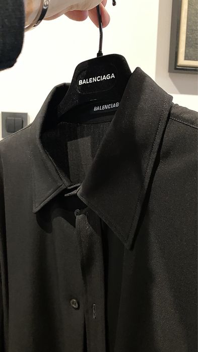 Jacheta Balenciaga oversized virgin wool