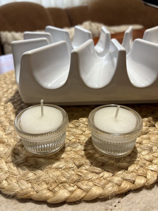 Керамичен свещник / подгревател с чаени свещи