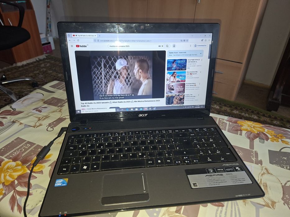 Acer Aspire 5741g, Intel i5, Windows 10 Pro  + Office, 500 gb, 6 gb ram