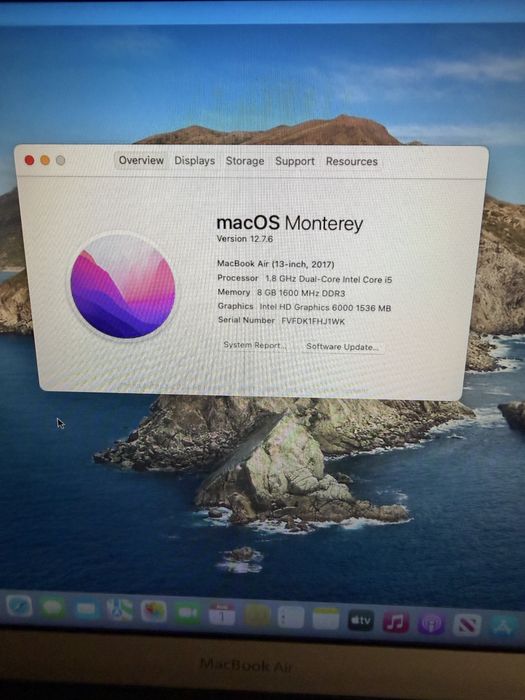 Apple MacBook Air 13 2017 42 cicluri CA NOU