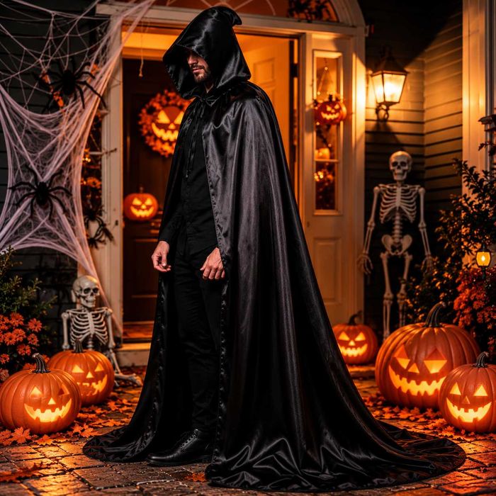 Наметало наметала плащ с качулка за Хелоуин Halloween парти маскарад костюм 3 модела