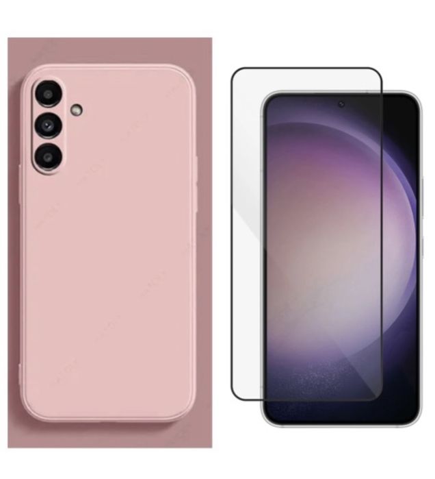 Samsung S22/S23/S24/S25/S26 PLUS Husa Premi Catifea + Folie Sticla