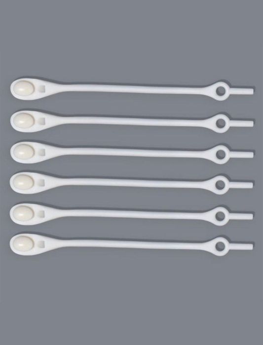 Эластичные силиконовые шнурки для обуви